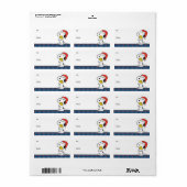 Peanuts | Snoopy & Woodstock Holiday Hugs Gift Lab Etiket (Full Sheet)