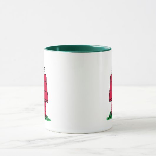 Peanuts | Snoopy & Woodstock Hondenhok Mok (Midden)