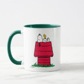 Peanuts | Snoopy & Woodstock Hondenhok Mok (Links)