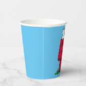 Peanuts | Snoopy & Woodstock Hondenhok Papieren Bekers (Rechts)