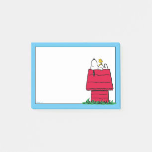 Peanuts Snoopy & Woodstock Hondenhok Post-it® Notes