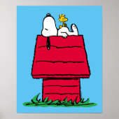 Peanuts | Snoopy & Woodstock Hondenhok Poster (Voorkant)