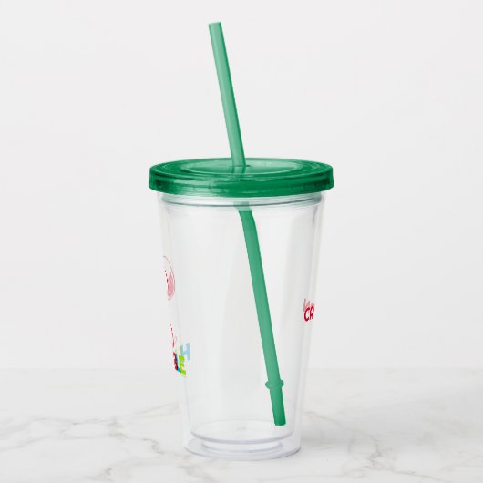 Peanuts | Snoopy & Woodstock Huggable Acryl Drinkbeker (Links)