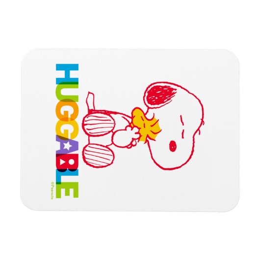 Peanuts | Snoopy & Woodstock Huggable Magneet (Horizontaal)