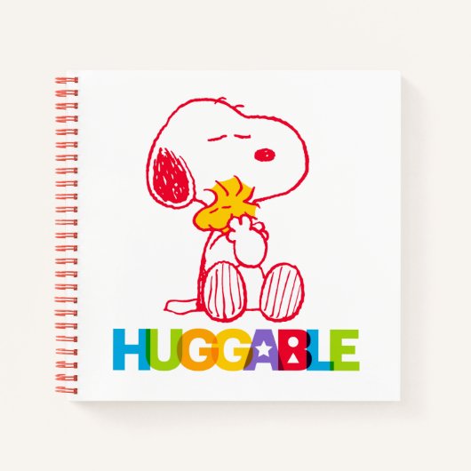 Peanuts | Snoopy & Woodstock Huggable Notitieboek (Voorkant)