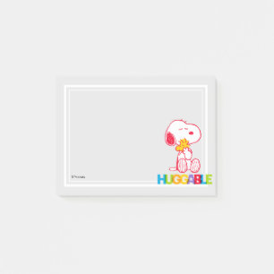 Peanuts Snoopy & Woodstock Huggable Post-it® Notes