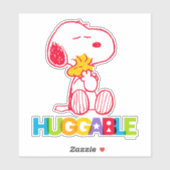 Peanuts | Snoopy & Woodstock Huggable Sticker (Vel)