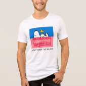 Peanuts | Snoopy & Woodstock Muziek & Polka Dots Tri-Blend Shirt (Voorkant)