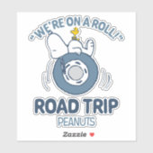 Peanuts | Snoopy & Woodstock Road Trip Sticker (Vel)