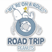 Peanuts | Snoopy & Woodstock Road Trip Sticker (Voorkant)