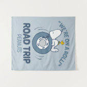 Peanuts | Snoopy & Woodstock Road Trip Wandkleed (Voorkant (horizontaal))