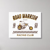 Peanuts | Snoopy & Woodstock Road Warriors Canvas Afdruk (Voorkant)