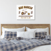 Peanuts | Snoopy & Woodstock Road Warriors Canvas Afdruk (Insitu (Slaapkamer))