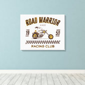 Peanuts | Snoopy & Woodstock Road Warriors Canvas Afdruk (Insitu (Houten vloer))