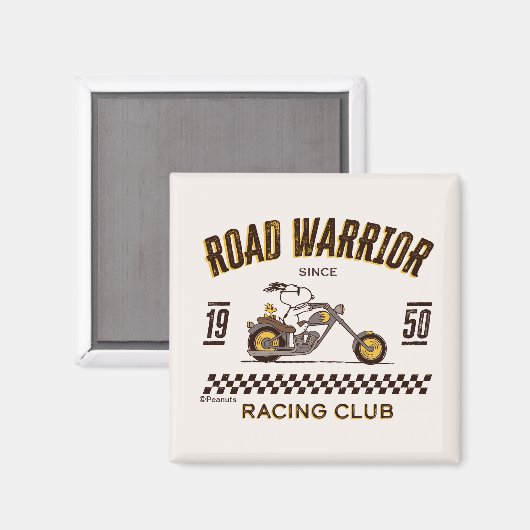 Peanuts | Snoopy & Woodstock Road Warriors Magneet (Voorkant / Achterkant)