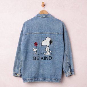 Peanuts Snoopy & Woodstock Rood & Zwart Denim Jacket