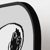 Peanuts | Snoopy & Woodstock Rood & Zwart Pickleball Paddle (Links Detail)