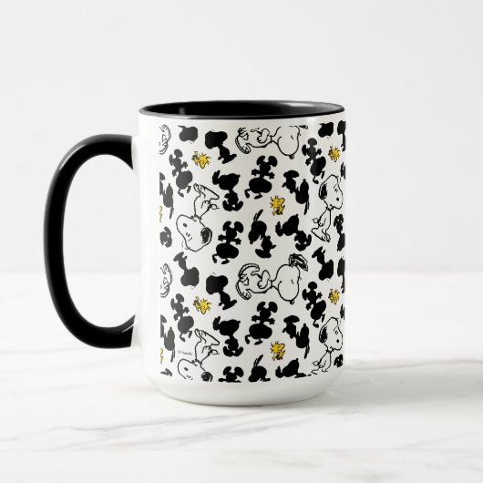 Peanuts | Snoopy & Woodstock Schaduwpatroon Mok (Links)