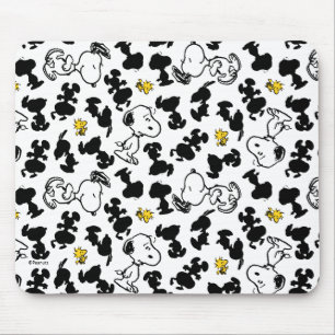 Peanuts Snoopy & Woodstock Schaduwpatroon Muismat