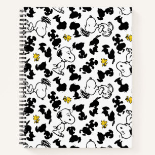 Peanuts   Snoopy & Woodstock Schaduwpatroon Notitieboek