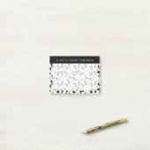 Peanuts | Snoopy & Woodstock Schaduwpatroon Post-it® Notes (Op bureau)