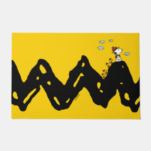 Peanuts   Snoopy & Woodstock Scout Troep Hike Deurmat