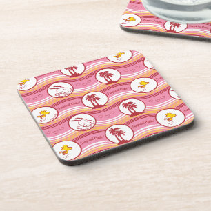 Peanuts Snoopy & Woodstock Tropische Cutie Bier Onderzetter