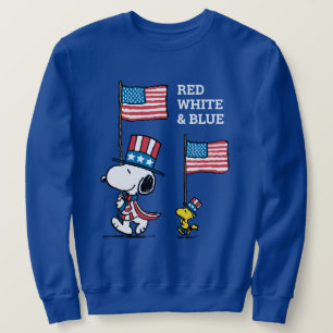 Peanuts Snoopy & Woodstock Uncle Sams Trui
