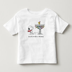 Peanuts Snoopy & Woodstock Versierd Vogelbad Kinder Shirts