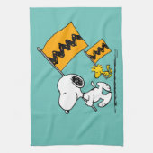 Peanuts | Snoopy & Woodstock Vlaggen Theedoek (Verticaal)