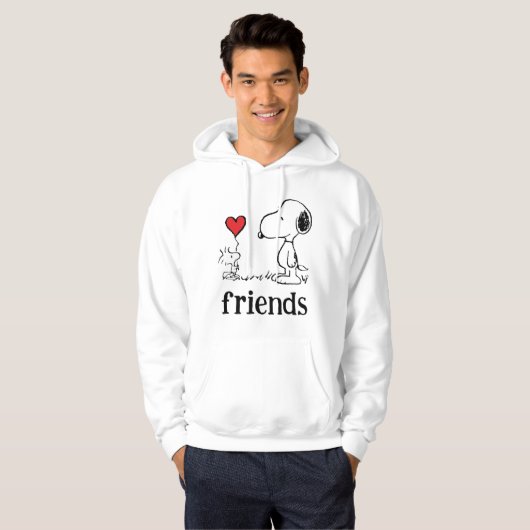 Peanuts | Snoopy & Woodstock Vrienden Hoodie (Voorkant volledig)