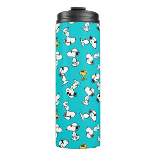 Peanuts   Snoopy & Woodstock Zonnebril Patroon Thermosbeker