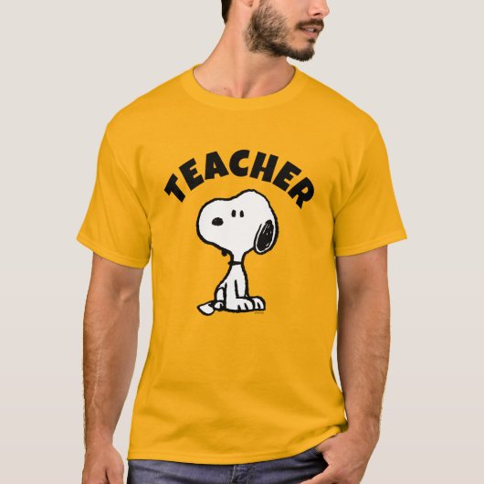 Peanuts | Snoopy wordt leraar T-shirt (Voorkant)
