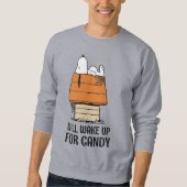 Peanuts | Snoopy wordt wakker voor Snoep Trui (Voorkant)