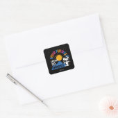 Peanuts Snoopy Your Future Looks So Bright Vierkante Sticker (Envelop)
