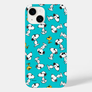 Peanuts Snoopy & Zonnebrilpatroon Case-Mate iPhone 14 Hoesje