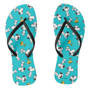 Peanuts   Snoopy & Zonnebrilpatroon Teenslippers