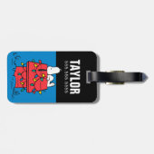 Peanuts | Snoopy's Dog House met verlichting Bagagelabel (Achterkant horizontaal)