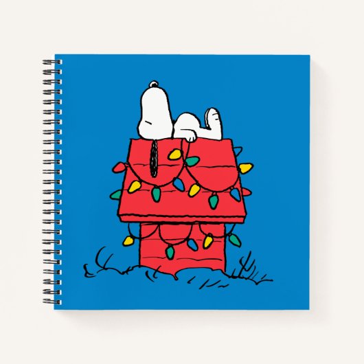Peanuts | Snoopy's Dog House met verlichting Notitieboek (Voorkant)