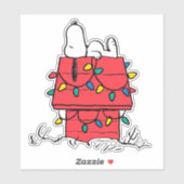 Peanuts | Snoopy's Dog House met verlichting Sticker (Vel)