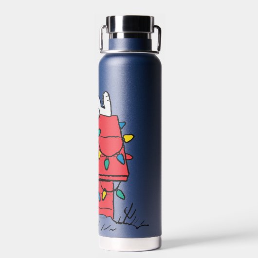 Peanuts | Snoopy's Dog House met verlichting Waterfles (Achterkant)