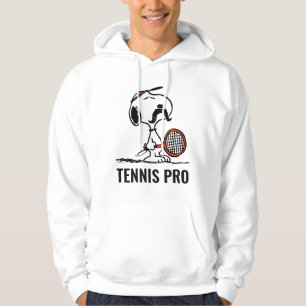 Peanuts   Snoopy's Mustache Tennis spelen Hoodie