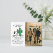 Peanuts | Spike versiert voor Kerstmis Feestdagenkaart (Staand voorkant)