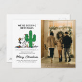 Peanuts | Spike versiert voor Kerstmis Feestdagenkaart (Voorkant / Achterkant)