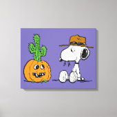 Peanuts | Spike's Desert Halloween Canvas Afdruk (Voorkant)