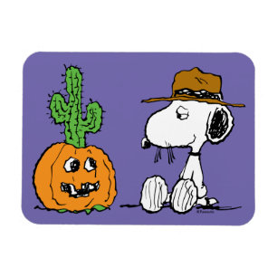 Peanuts Spike's Desert Halloween Magneet