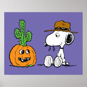 Peanuts   Spike's Desert Halloween Poster