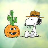 Peanuts | Spike's Desert Halloween Raamsticker (Vel 3)