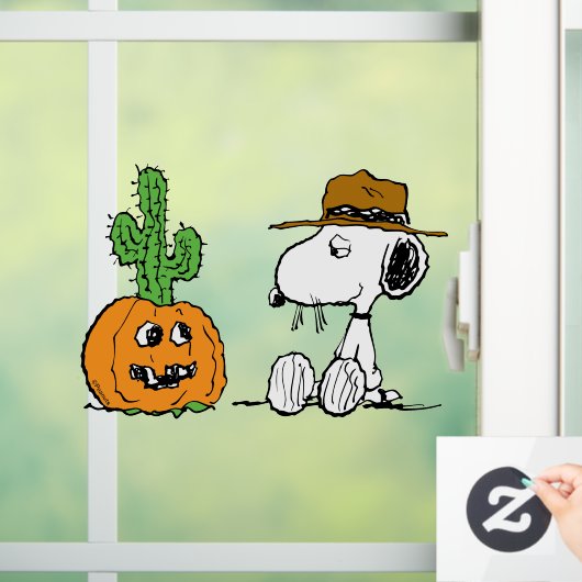 Peanuts | Spike's Desert Halloween Raamsticker (Huis)