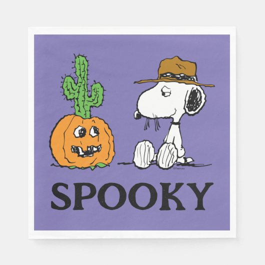 Peanuts | Spike's Desert Halloween Servet (Voorkant)